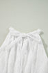 The Isabella Lace Sleeveless Knot Hollow Out Back Tied Waist Mini Ensemble