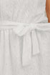 The Isabella Lace Sleeveless Knot Hollow Out Back Tied Waist Mini Ensemble