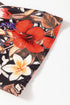 The Isabella Retro Floral Mixed Print Split Neck A-line Ensemble