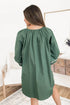 The Isabella Tie Neck Boho Floral Pattern Puff Sleeve Shift Ensemble