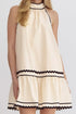 The Magnolia Stripe Halter Mini Dress
