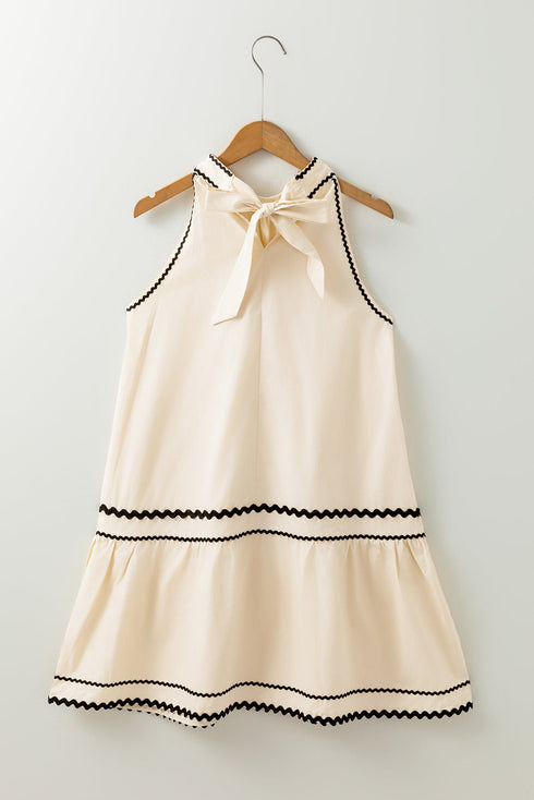 The Magnolia Stripe Halter Mini Dress