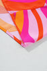 The Magnolia Stroll Knotted Shoulder Abstract Maxi Dress