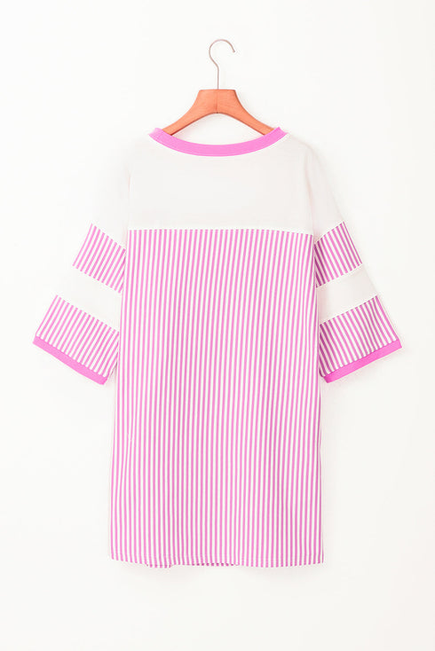 The Orchid Patchwork Swing Dress