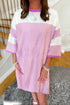 The Orchid Patchwork Swing Dress