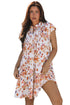 The Savannah Charm Ruffled Flutter Sleeve Floral Mini Dress