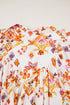 The Savannah Charm Ruffled Flutter Sleeve Floral Mini Dress