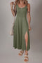 The Savannah Split-Hem Midi Dress