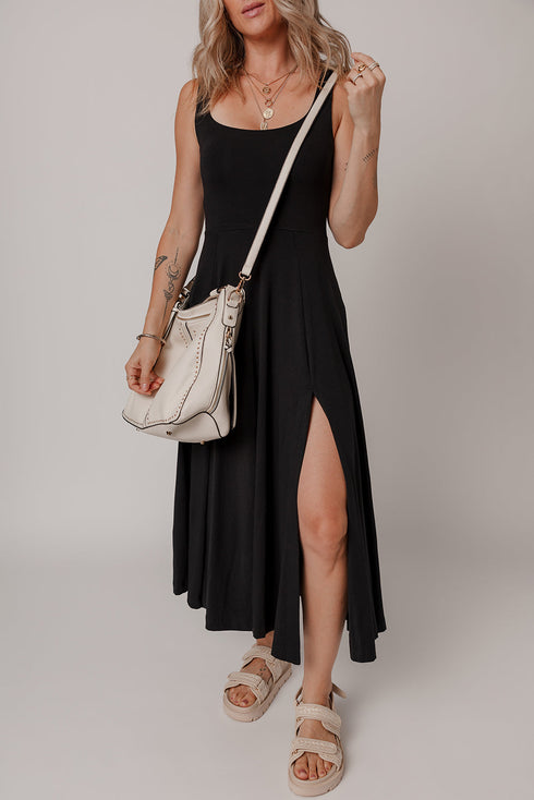 The Savannah Split-Hem Midi Dress