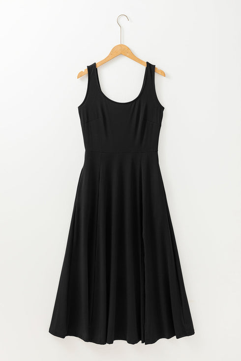 The Savannah Split-Hem Midi Dress