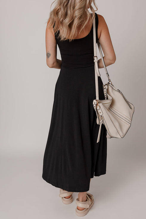 The Savannah Split-Hem Midi Dress