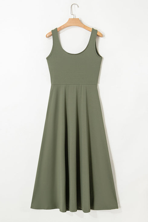 The Savannah Split-Hem Midi Dress