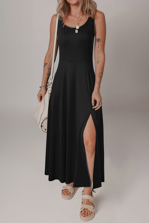 The Savannah Split-Hem Midi Dress