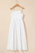 The Stripe Spaghetti Strap Pocketed High Waist Maxi Dress