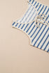 The Veranda Striped Tie-Neck Midi Dress