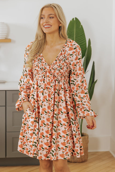 The Willow Creek Smocked Babydoll Dress