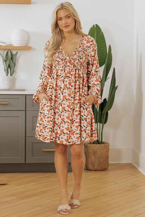 The Willow Creek Smocked Babydoll Dress
