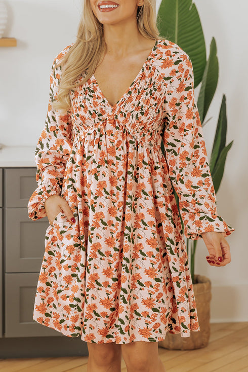 The Willow Creek Smocked Babydoll Dress