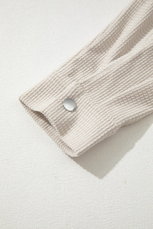 Thermal Knit Textured Two In One Hooded Jacket