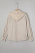 Thermal Knit Textured Two In One Hooded Jacket
