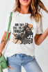They Call The Thing Rodeo Lyric Western Graphic Tee Shirt