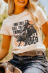 They Call The Thing Rodeo Lyric Western Graphic Tee Shirt