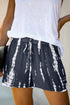 Tie Dye Drawstring Casual Shorts