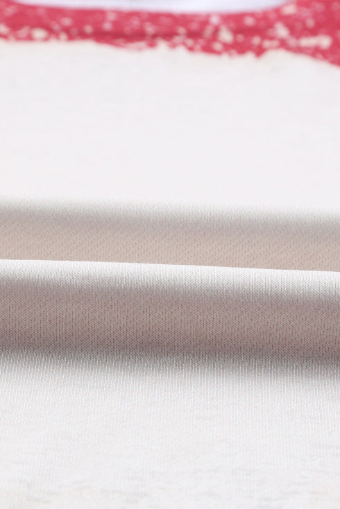 Tie Dye Leopard Drop Shoulder Sweatshirt