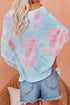 Tie Dye Pullover Long Sleeve Top
