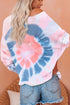 Tie Dye Pullover Long Sleeve Top