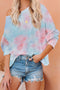 Tie Dye Pullover Long Sleeve Top