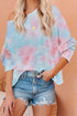 Tie Dye Pullover Long Sleeve Top