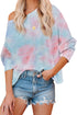 Tie Dye Pullover Long Sleeve Top
