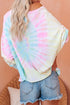 Tie Dye Pullover Long Sleeve Top