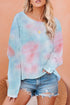Tie Dye Pullover Long Sleeve Top