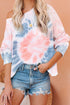 Tie Dye Pullover Long Sleeve Top