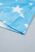 Tie Dye Star Print Striped Trim Casual Tank Top
