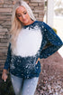 Tie-Dyed Crew Neck Pullover Sweatshirt