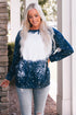 Tie-Dyed Crew Neck Pullover Sweatshirt