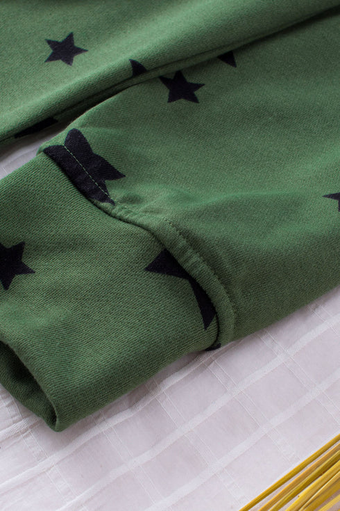 Tie-Dyed Stripe Drawstring Plus Size Hoodie