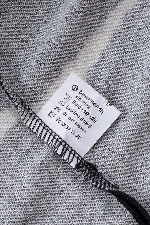 Tie-Dyed Stripe Drawstring Plus Size Hoodie