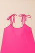 Tie Shoulder Strap Relaxed Fit Two Piece Tankini Set