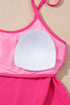 Tie Shoulder Strap Relaxed Fit Two Piece Tankini Set