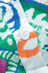 Tiered Paisley Print Button Front Bell Sleeve Dress
