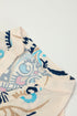 Tiered Paisley Print Button Front Bell Sleeve Dress