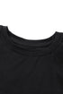 Tiered Ruffle Sleeve Round Neck Relaxed Top