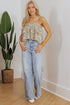Tiered Ruffle Strap Sleeveless Woven Top