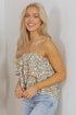 Tiered Ruffle Strap Sleeveless Woven Top
