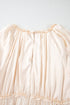 Tiered Ruffled Puff Sleeve Loose Fit Mini Dress
