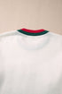 Tinsel Graphic Letter Print Blocked Trim Drop Shoulder Sweater